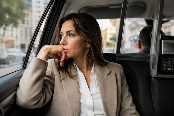 Mujer reflexionando sobre gestión emocional y estrés emocional